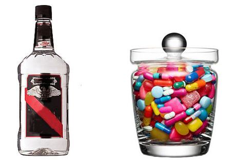 Alkohol oder Antibiotike